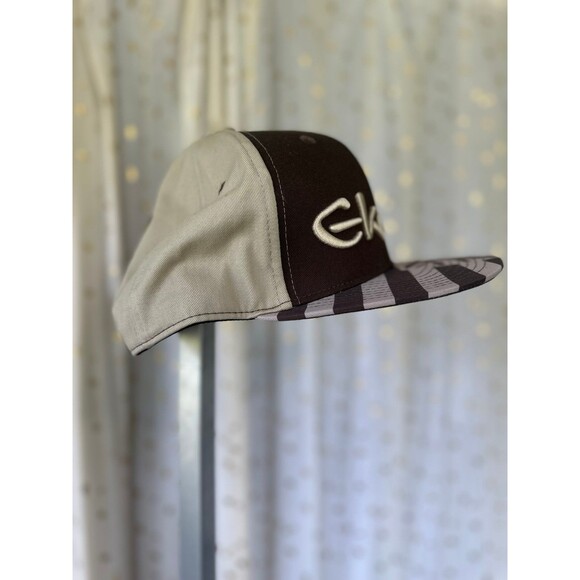 Double Portion Supply Hawaiian Flag Ekolu Super Puff Embroidered Flat Bill Hat - Picture 4 of 7